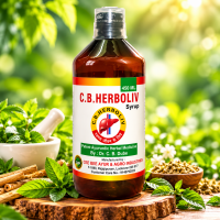 C.B. HERBOLIV SYRUP 450 ML.