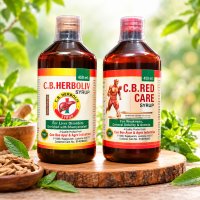COMBO CB HERBOLIV D + RED CARE SYRUP