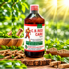 C.B. RED CARE SYRUP 450 ML.
