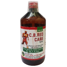 C.B. RED CARE SYRUP 450 ML.